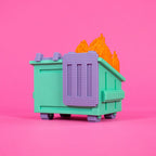 8-Bit Dumpster Fire Vinyl Figure by 100% Soft - Nix Guide To
