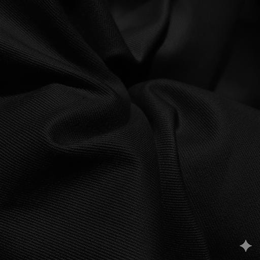 Black and White Twill Fabric: 65/35 Poly-Cotton Blend, 57" Wide - Nix Guide To