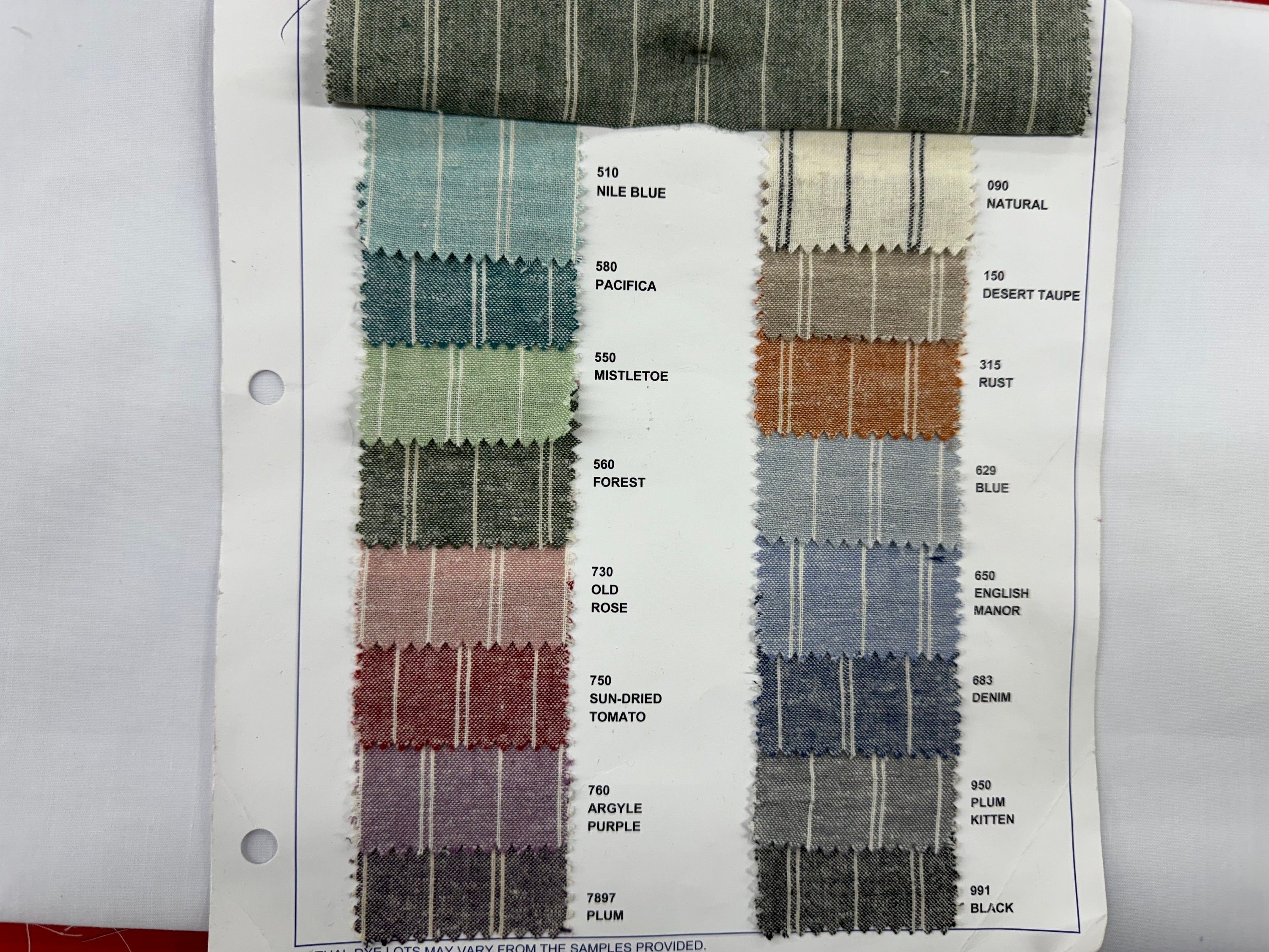 Hemp Organic Cotton Stripe Fabric: Lightweight Woven Material - Nix Guide To