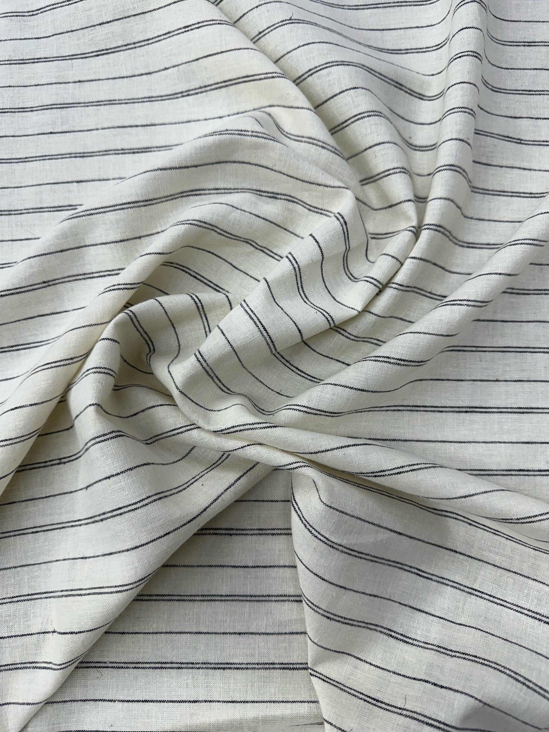 Hemp Organic Cotton Stripe Fabric: Lightweight Woven Material - Nix Guide To