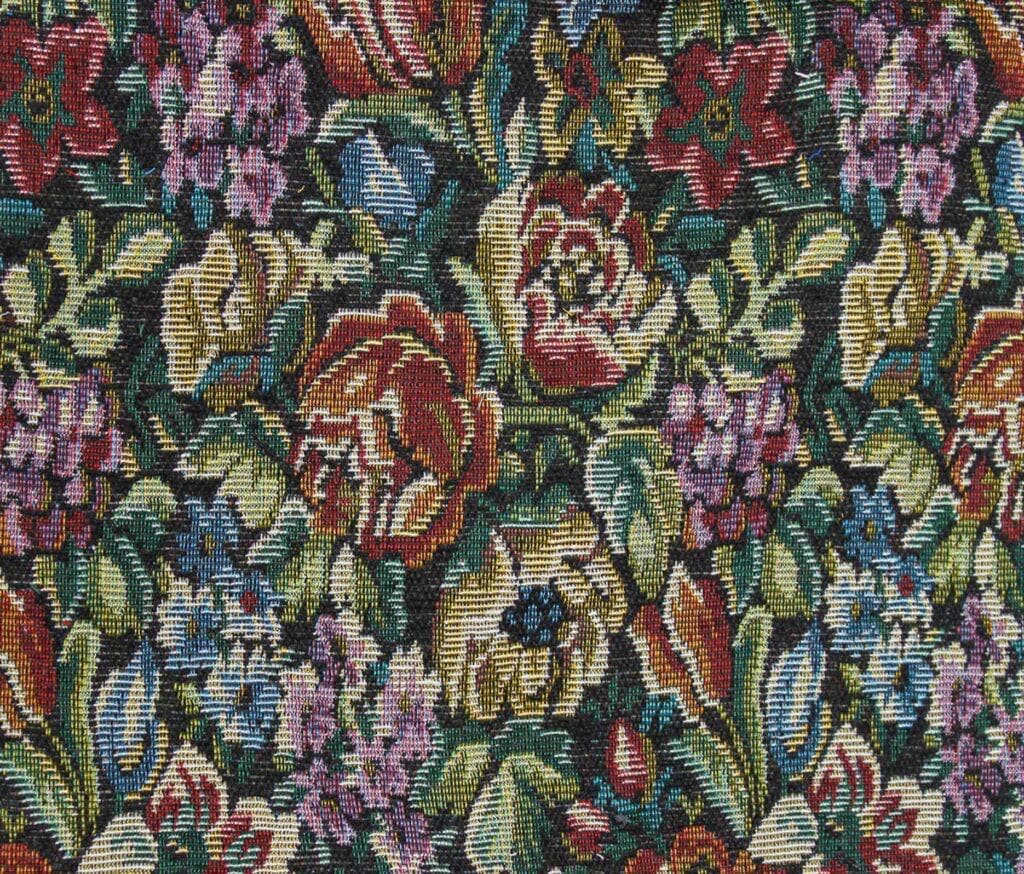 Floral Tapestry Jacquard Fabric - Heavyweight Upholstery, Home Decor - Nix Guide To