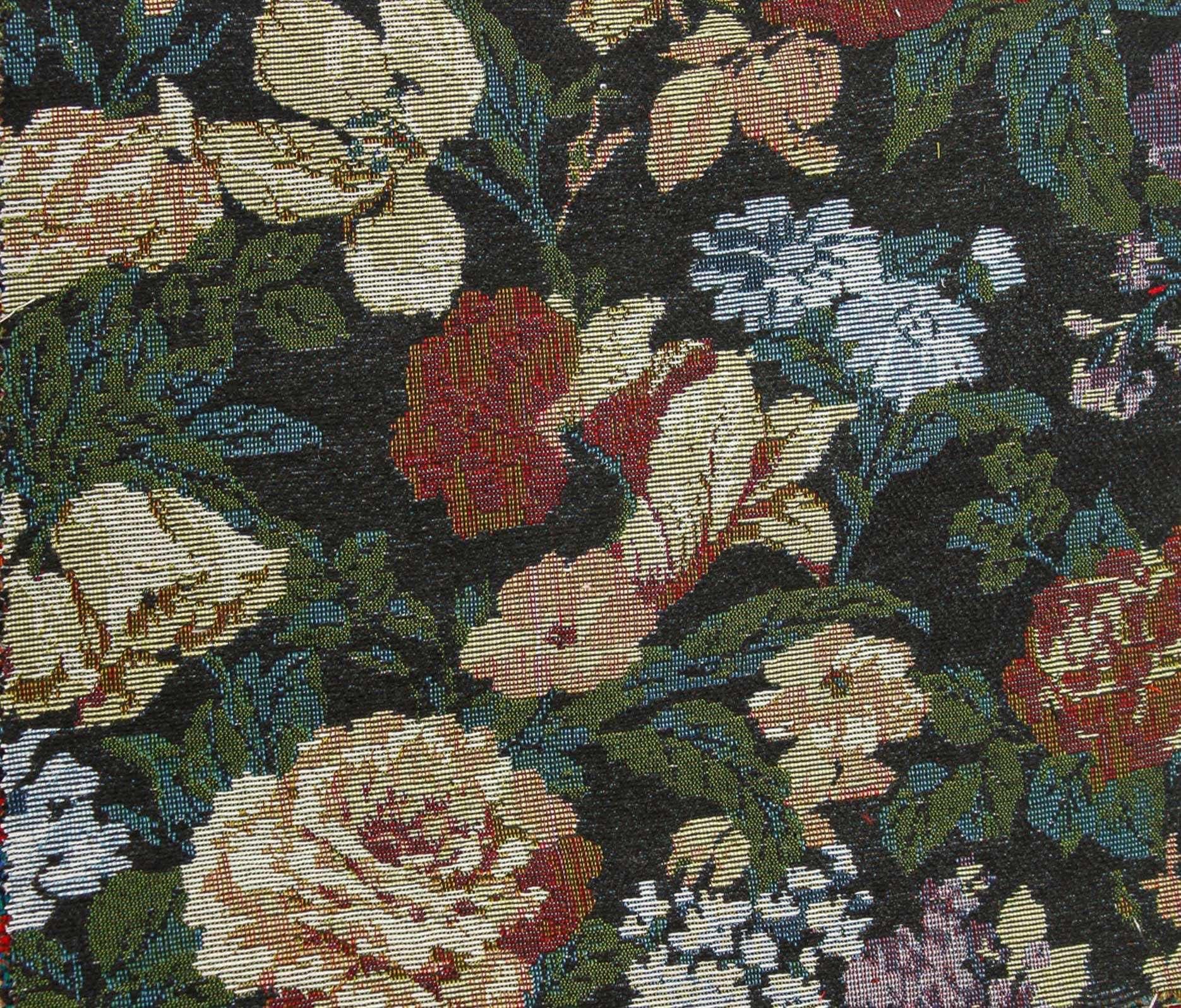 Floral Tapestry Jacquard Fabric - Heavyweight Upholstery, Home Decor - Nix Guide To