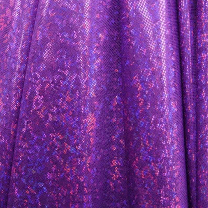 Holographic Shatter Glass Spandex Fabric - 60" Wide - Dance, Swim, Costume - Nix Guide To