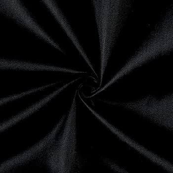Black and White Twill Fabric: 65/35 Poly-Cotton Blend, 57" Wide - Nix Guide To