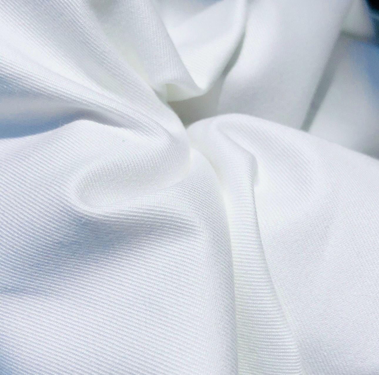 Black and White Twill Fabric: 65/35 Poly-Cotton Blend, 57" Wide - Nix Guide To