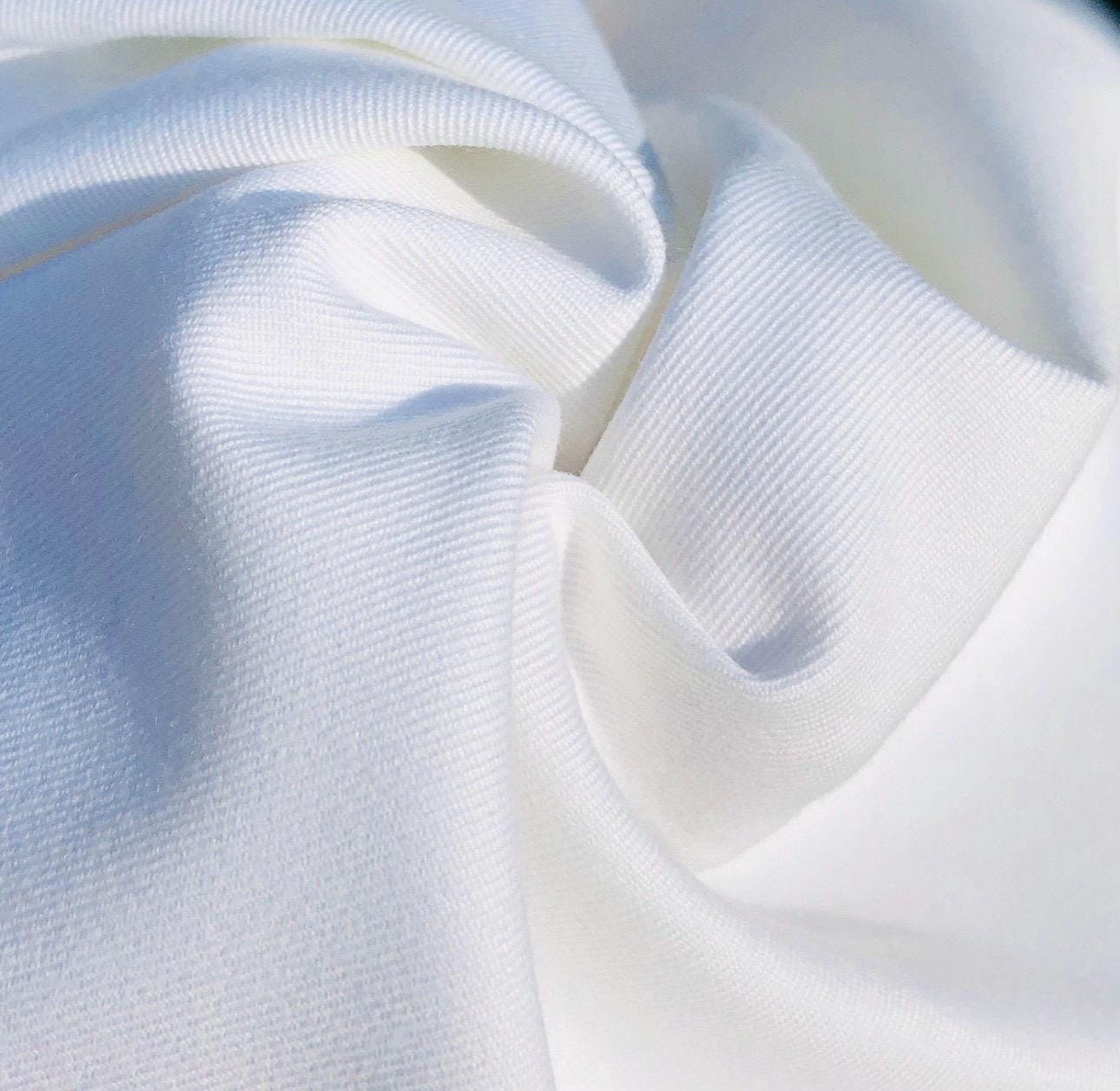 Black and White Twill Fabric: 65/35 Poly-Cotton Blend, 57" Wide - Nix Guide To