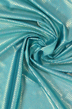Foil Snake Print Spandex Fabric: Purple, Pink & Turquoise Metallic 4-Way Stretch - Nix Guide To