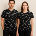Bamboo Cotton French Terry Knit Fabric: Camo Print - By The Metre - Nix Guide To