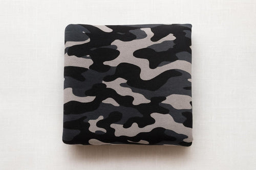 Bamboo Cotton French Terry Knit Fabric: Camo Print - By The Metre - Nix Guide To